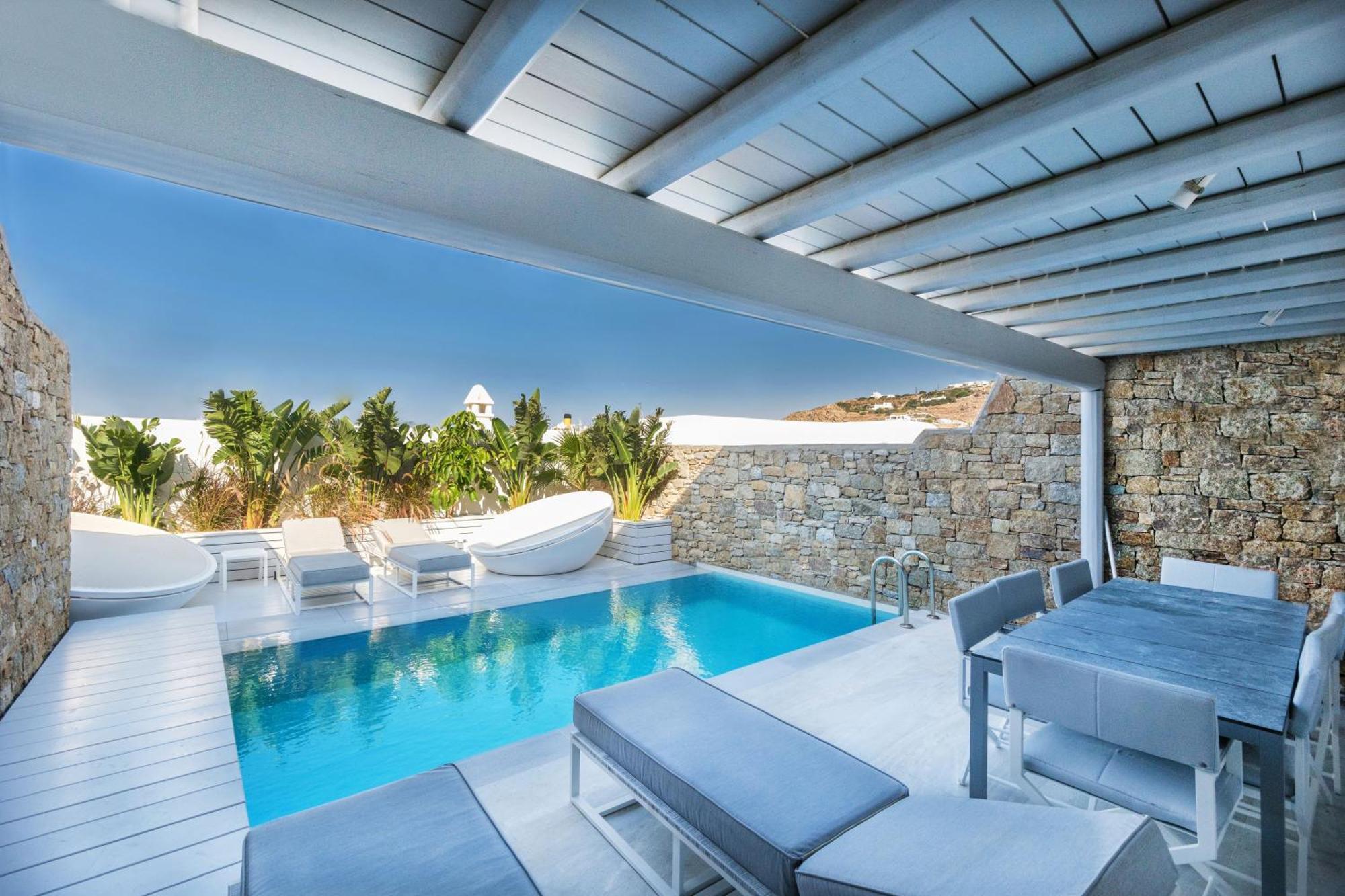 Mykonos Riviera Hotel & Spa, A Member Of Small Luxury Hotels Of The World Tourlos Exterior foto